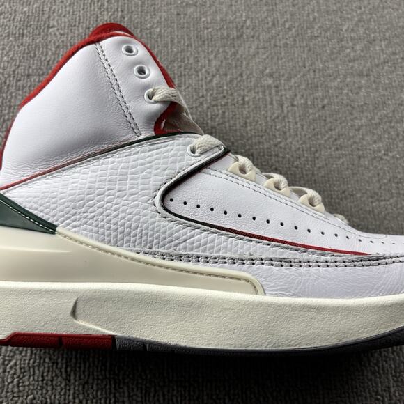 Nike Air Jordan 2 Retro (GS) Origins White Shoes Size 6.5 Youth Womens Size 8 - Picture 3 of 15